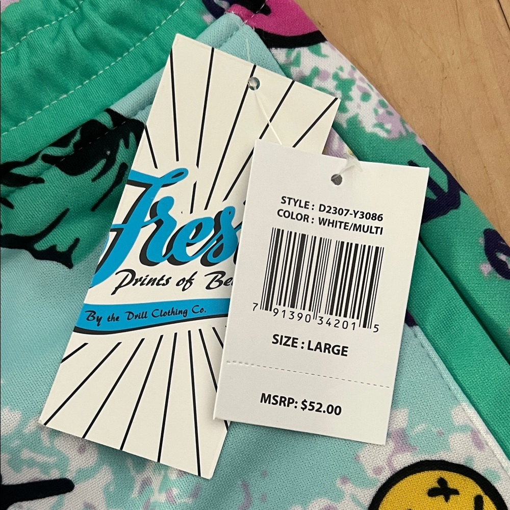 Fresh Prints Of Bel-Air Drill Short Large - Picture 2 of 6